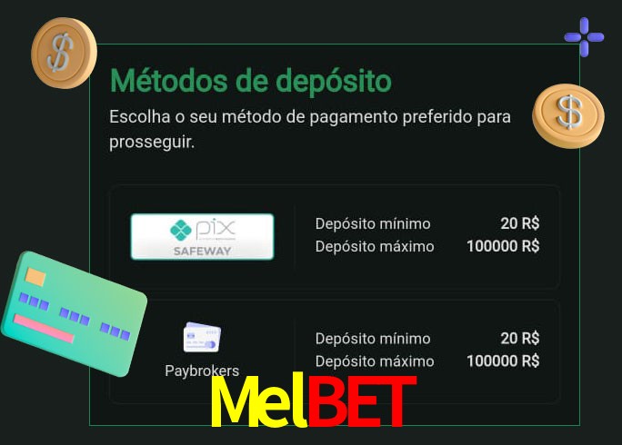 O cassino Melbet oferece uma grande variedade de métodos de pagamento