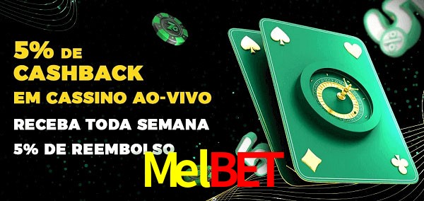 Promoções do cassino ao Vivo Melbet